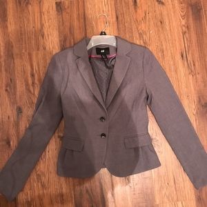 Gray blazer